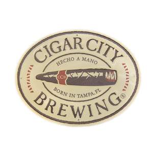 Cigar City Brewing Oval Tin Tacker